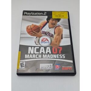 NCAA March Madness 07 Playstation 2 PS2 (2007) Near Mint Disc
